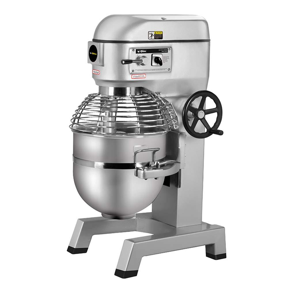 Rhino BATI-60 Batidora Planetaria Acero Inoxidable 60 lt Reja Protectora