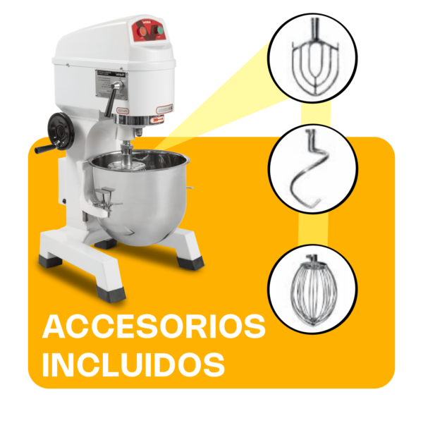 Batidora Planetaria Marca Vinson BAVIN-20  19.3 lt con 3 Velocidades