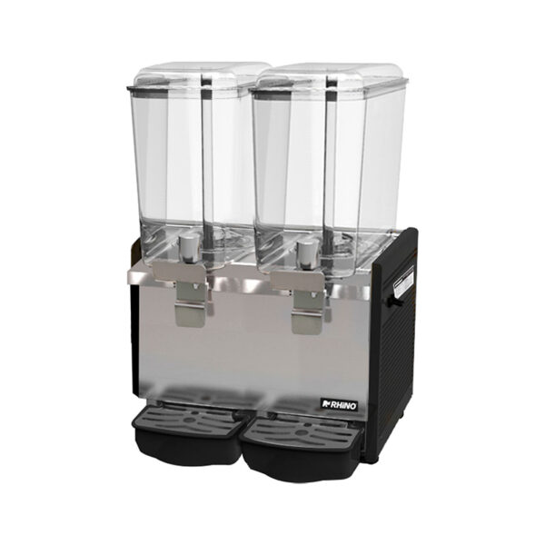 Dispensador de Bebidas Frías 2 Tanques de 18 Litros c/u Rhino DISBEF-2T